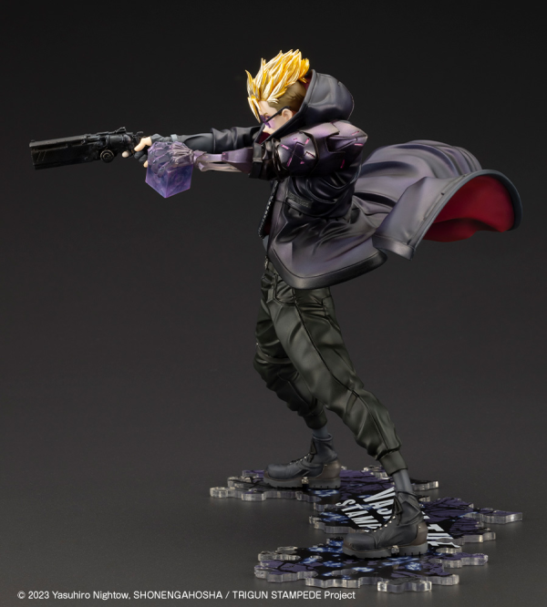 KOTOBUKIYA ARTFX J Vash the Stampede -The Gunman in Black- TRIGUN STAMPEDE Ver. | 4934054064694