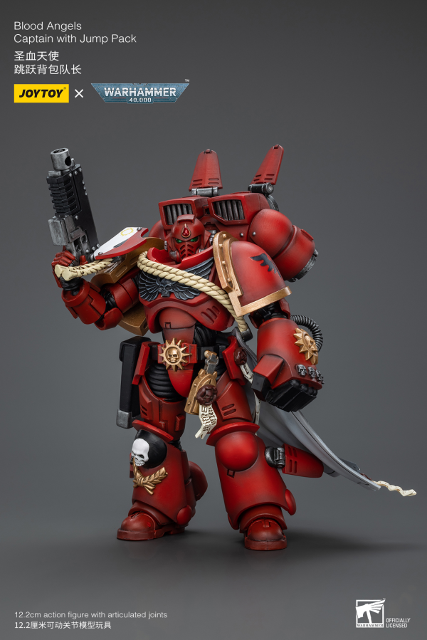 Joy Toy Blood Angels Captain With Jump Pack | 6973130374997
