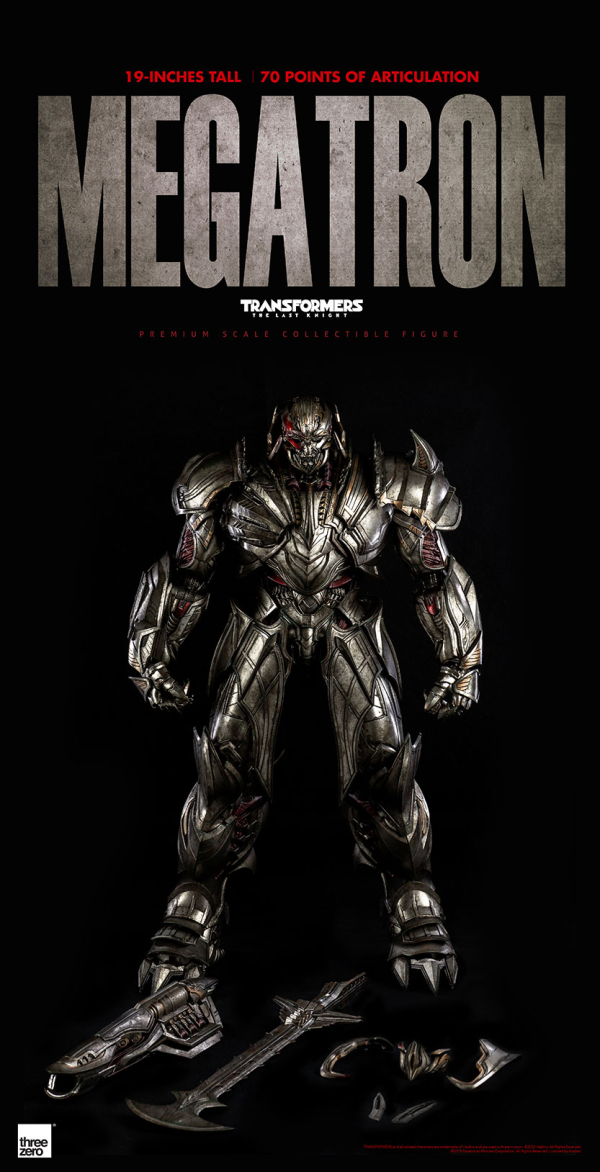 Three Zero Transformers: The Last Knight - PREMIUM Megatron (Deluxe Edition) | 4897056202849