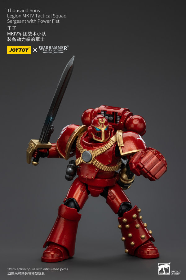 Joy Toy Thousand Sons Legion MK IV Tactical Squad Sergeant with Power Fist | 6973130375727