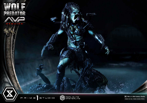 Prime 1 Studio Real Elite Masterline Aliens vs. Predator: Requiem Wolf Predator DX Bonus Version | 4582647121646
