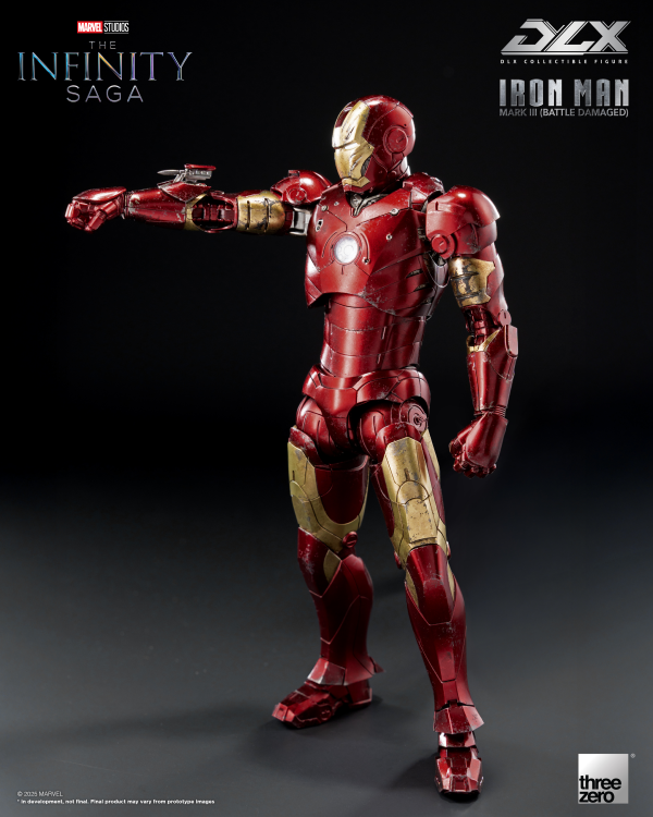 threezero Marvel Studios: The Infinity Saga DLX Iron Man Mark 3 (Battle Damaged) | 4895250817555