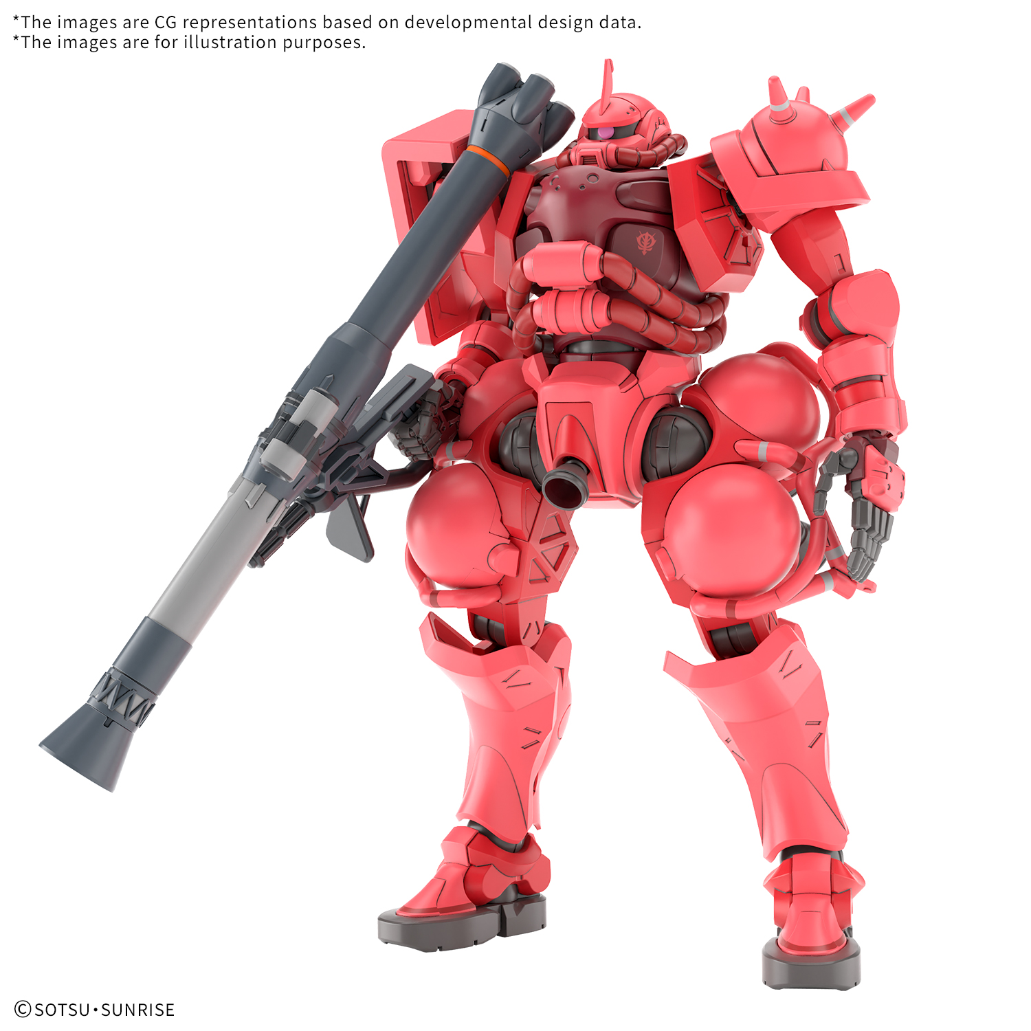 HG 1/144 CHAR'S ZAKU(GQ)