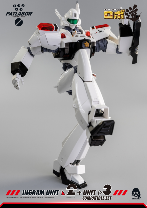 threezero Mobile Police Patlabor - ROBO‐DOU Ingram Unit 2 + Unit 3 Compatible Set | 4897056202429