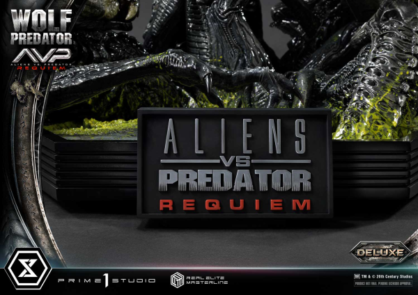 Prime 1 Studio Real Elite Masterline Aliens vs. Predator: Requiem Wolf Predator DX Bonus Version | 4582647121646