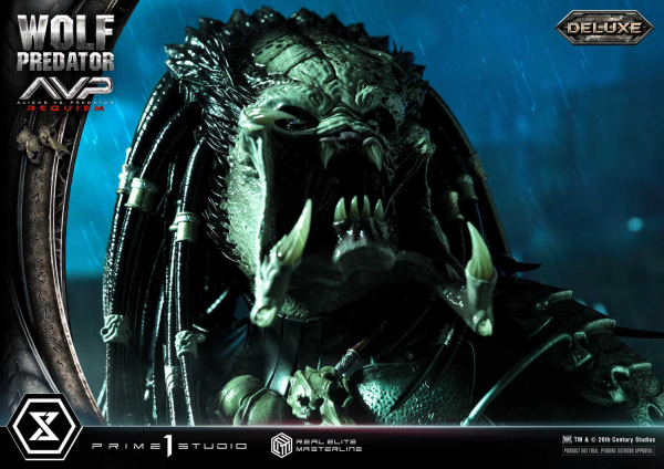 Prime 1 Studio Real Elite Masterline Aliens vs. Predator: Requiem Wolf Predator DX Bonus Version | 4582647121646