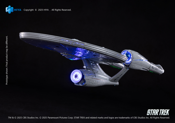HIYA TOYS REPLICAart Series Non-Scale 15 Inch Star Trek 2009 USS Enterprise NCC-1701 Light Up Starship(6957534202865)(6957534202865)