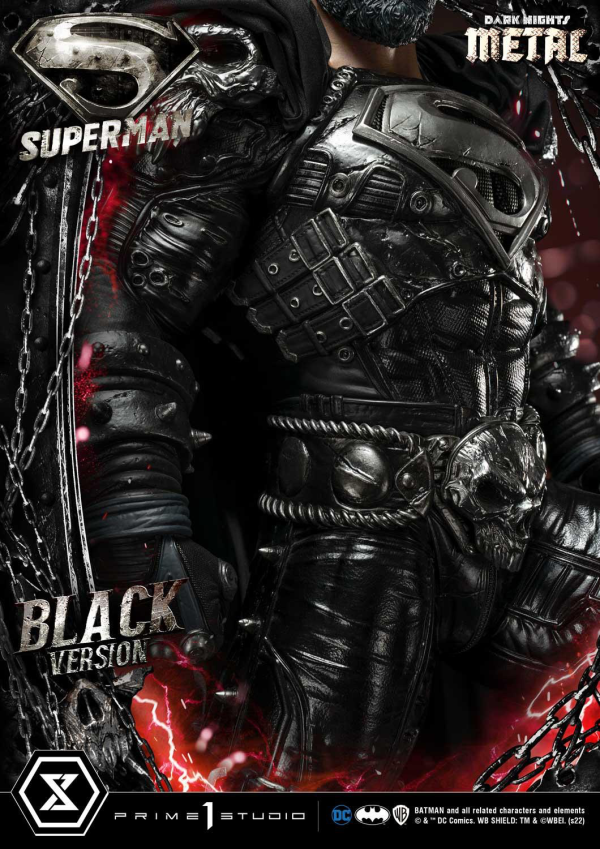 Prime 1 Studio Museum Masterline Dark Nights: Metal (Comics) Superman Black Version | 4580708043500