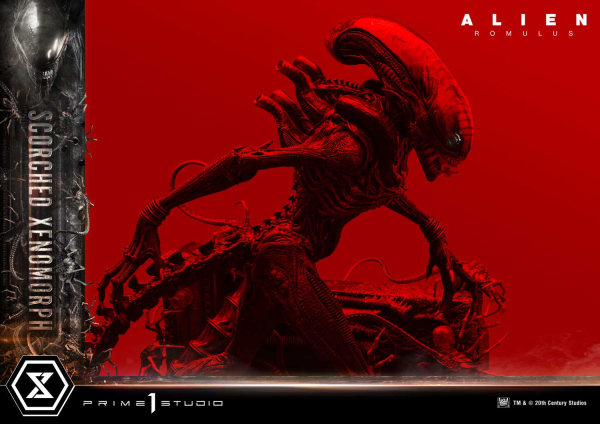 Prime 1 Studio Museum Masterline XL Alien: Romulus Scorched Xenomorph Deluxe Bonus Version | 4582647121875