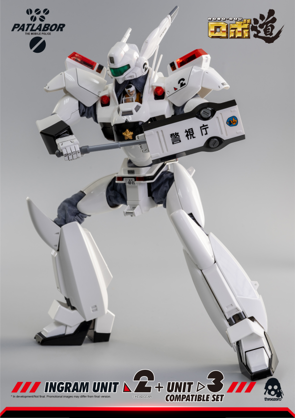 threezero Mobile Police Patlabor - ROBO‐DOU Ingram Unit 2 + Unit 3 Compatible Set | 4897056202429