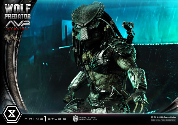 Prime 1 Studio Real Elite Masterline Aliens vs. Predator: Requiem Wolf Predator DX Bonus Version | 4582647121646