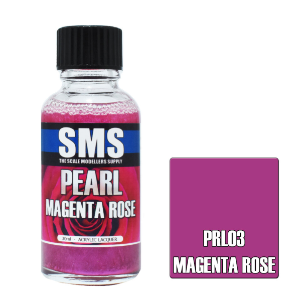 The Scale Modellers Supply (SMS) Pearl MAGENTA ROSE 30ml | 787099993764