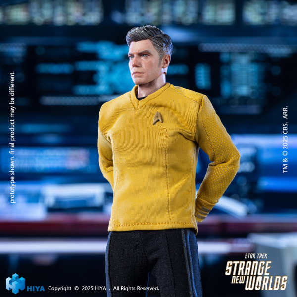 HIYA TOYS Exquisite Super Series 1/12 Scale 6 Inch STAR TREK Strange New Worlds Pike Action Figure(6957534203985)(6957534203985)