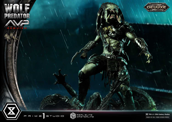 Prime 1 Studio Real Elite Masterline Aliens vs. Predator: Requiem Wolf Predator DX Bonus Version | 4582647121646