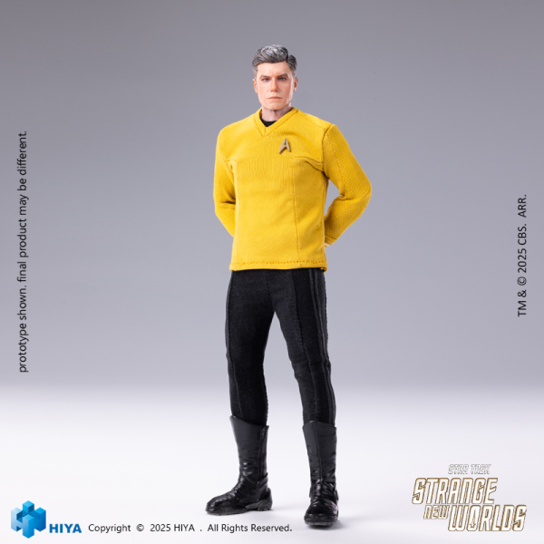 HIYA TOYS Exquisite Super Series 1/12 Scale 6 Inch STAR TREK Strange New Worlds Pike Action Figure(6957534203985)(6957534203985)
