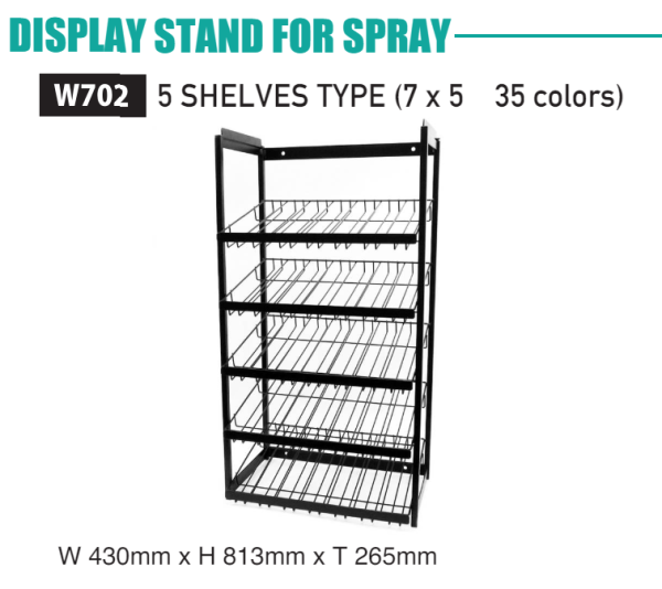 GSI Creos Mini Stand - FOR MR.COLOR SPRAY (7x5 35 COLORS) | 4973028111590