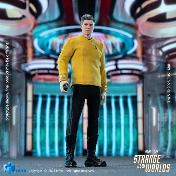 HIYA TOYS Exquisite Super Series 1/12 Scale 6 Inch STAR TREK Strange New Worlds Pike Action Figure(6957534203985)(6957534203985)