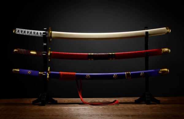 TAMASHII NATIONS RORONOA ZORO THREE SWORD STYLE set (Wado Ichimonji,Sandai Kitetsu,Enma) "ONE PIECE", TAMASHII NATIONS PROPLICA | 4573102668981