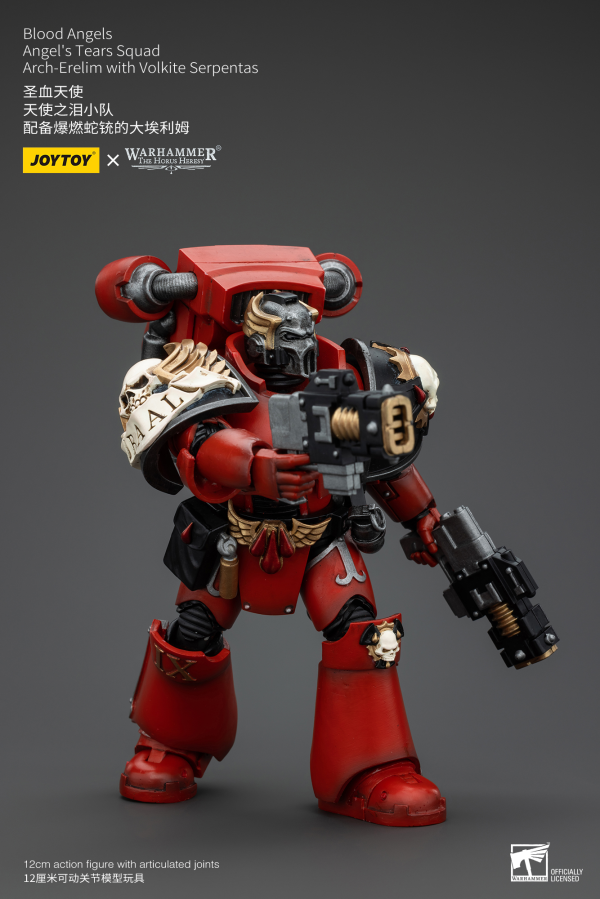 JOYTOY Blood Angels Angel's Tears Squad Arch-Erelim with Volkite Serpentas | 6927054400355