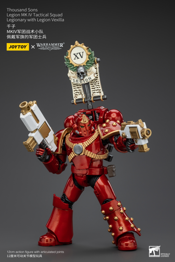 Joy Toy Thousand Sons Legion MK IV Tactical Squad Legionary with Legion Vexilla | 6973130375796