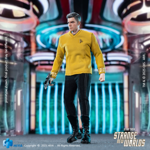 HIYA TOYS Exquisite Super Series 1/12 Scale 6 Inch STAR TREK Strange New Worlds Pike Action Figure(6957534203985)(6957534203985)