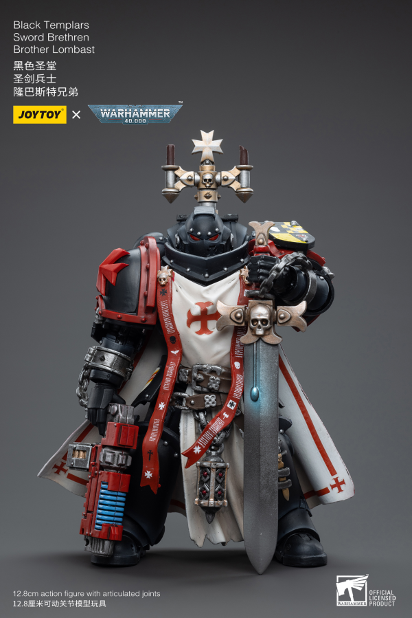 Joy Toy Black Templars Sword Brethren Brother Lombast | 6973130374850