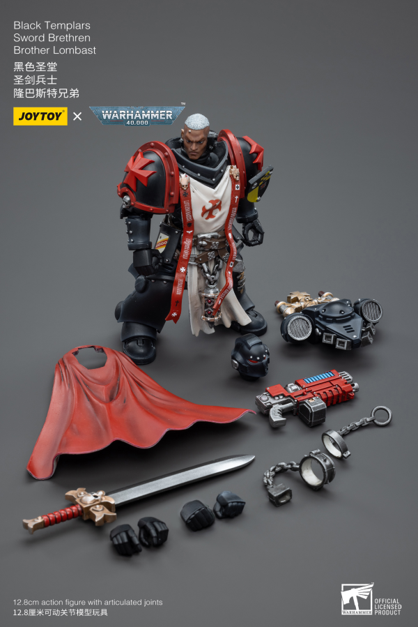 Joy Toy Black Templars Sword Brethren Brother Lombast | 6973130374850