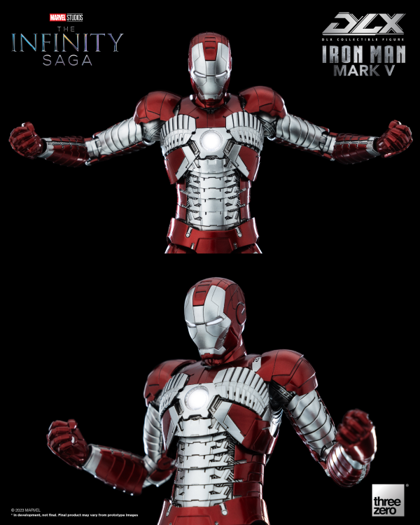 Three Zero Marvel Studios: The Infinity Saga: DLX Iron Man Mark 5 | 4897056204010