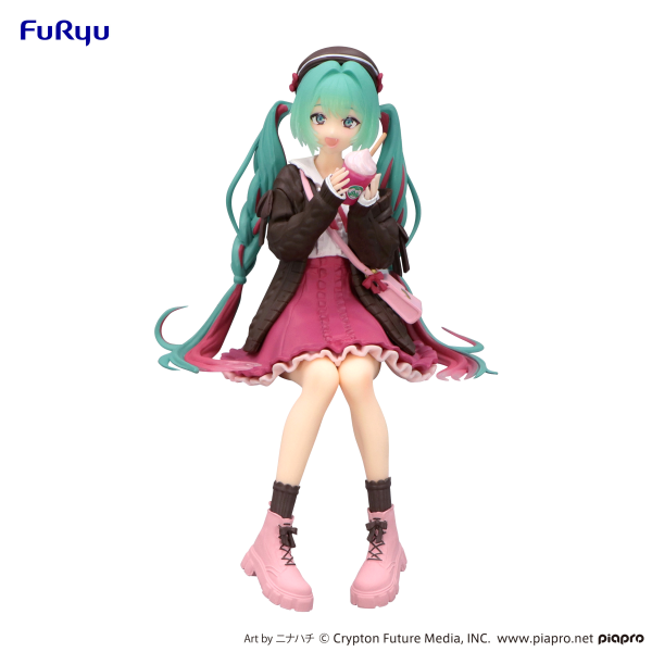 Hatsune Miku Noodle Stopper Figure -Autumn Date Pink Color ver.- | 4582782362201