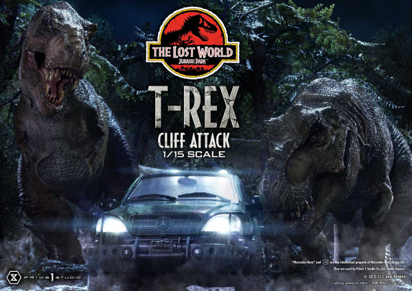 Prime 1 Studio Legacy Museum Collection The Lost World: Jurassic Park (Film) T-Rex Cliff Attack 1/15 scale | 4582647121004