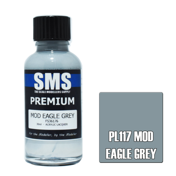 The Scale Modellers Supply (SMS) Premium MOD EAGLE GREY FS36176 30ml(787099994181)(787099994181)