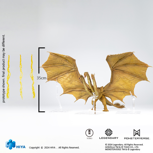 HIYA Toys Exquisite Basic Series Godzilla: King of the Monsters King Ghidorah Gravity Beam Ver. | 6957534202711