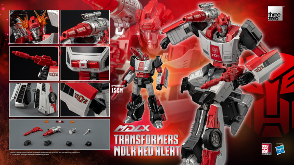 threezero Transformers - MDLX Red Alert | 4895250817388