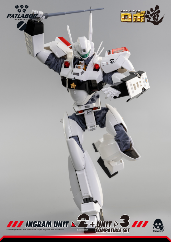 threezero Mobile Police Patlabor - ROBO‐DOU Ingram Unit 2 + Unit 3 Compatible Set | 4897056202429