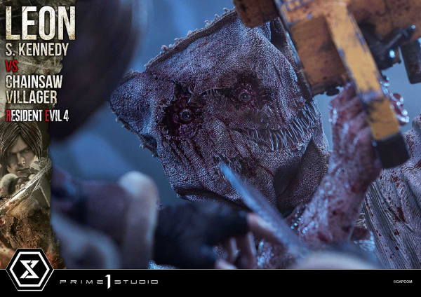 Prime 1 Studio Ultimate Premium Masterline Resident Evil 4 Leon S. Kennedy versus Chainsaw Villager | 4582647120878