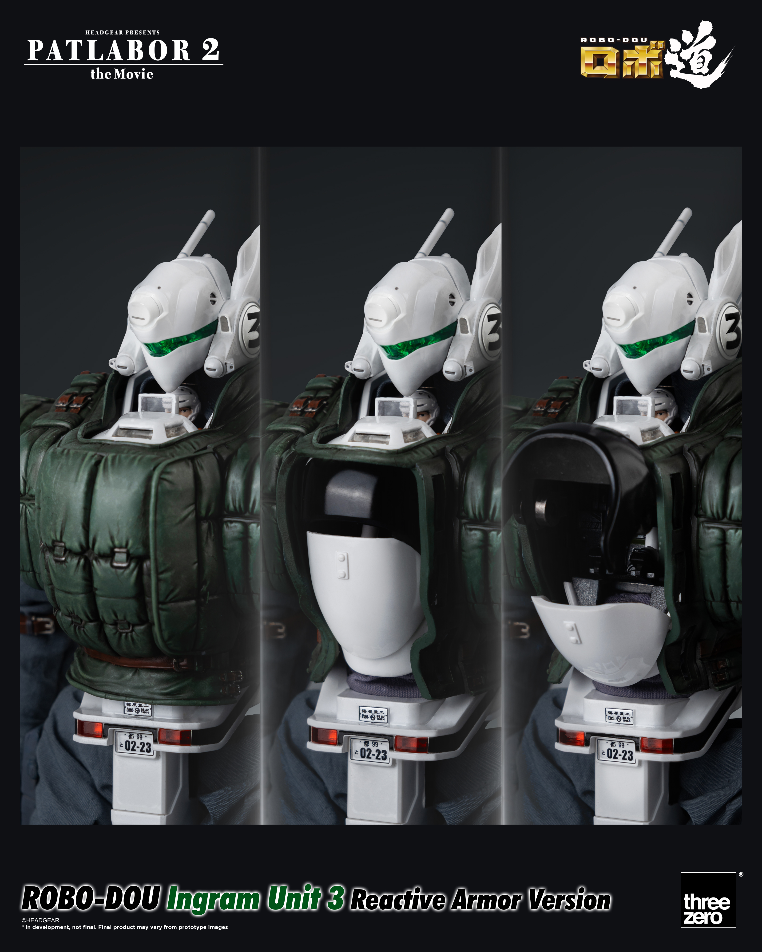 Patlabor 2: The Movie - ROBO-DOU Ingram Unit 3 Reactive Armor Version | 4895250812956