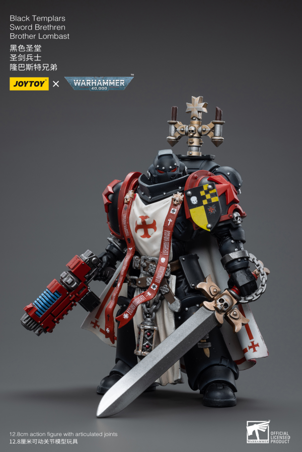 Joy Toy Black Templars Sword Brethren Brother Lombast | 6973130374850