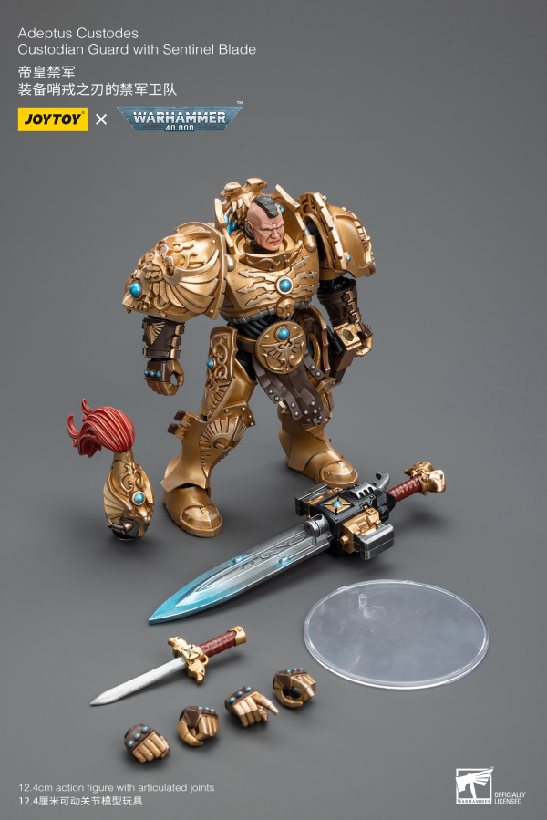Joy Toy Adeptus Custodes Custodian Guard with Sentinel Blade | 6973130377837