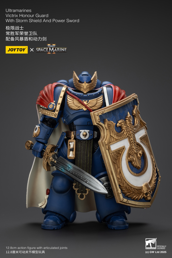 JOYTOY Ultramarines Victrix Honour Guard with Storm Shield And Power Sword | 6927054401345