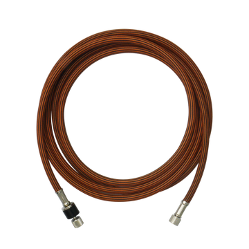 2.5M BLACK & ORANGE BRAIDED HOSE 1/8”PS x 1/8”PS WITH SWIVEL JOINT | 4712946605312