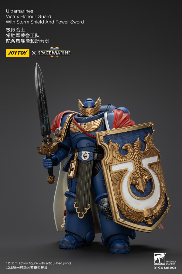 JOYTOY Ultramarines Victrix Honour Guard with Storm Shield And Power Sword | 6927054401345