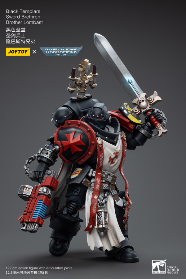 Joy Toy Black Templars Sword Brethren Brother Lombast | 6973130374850