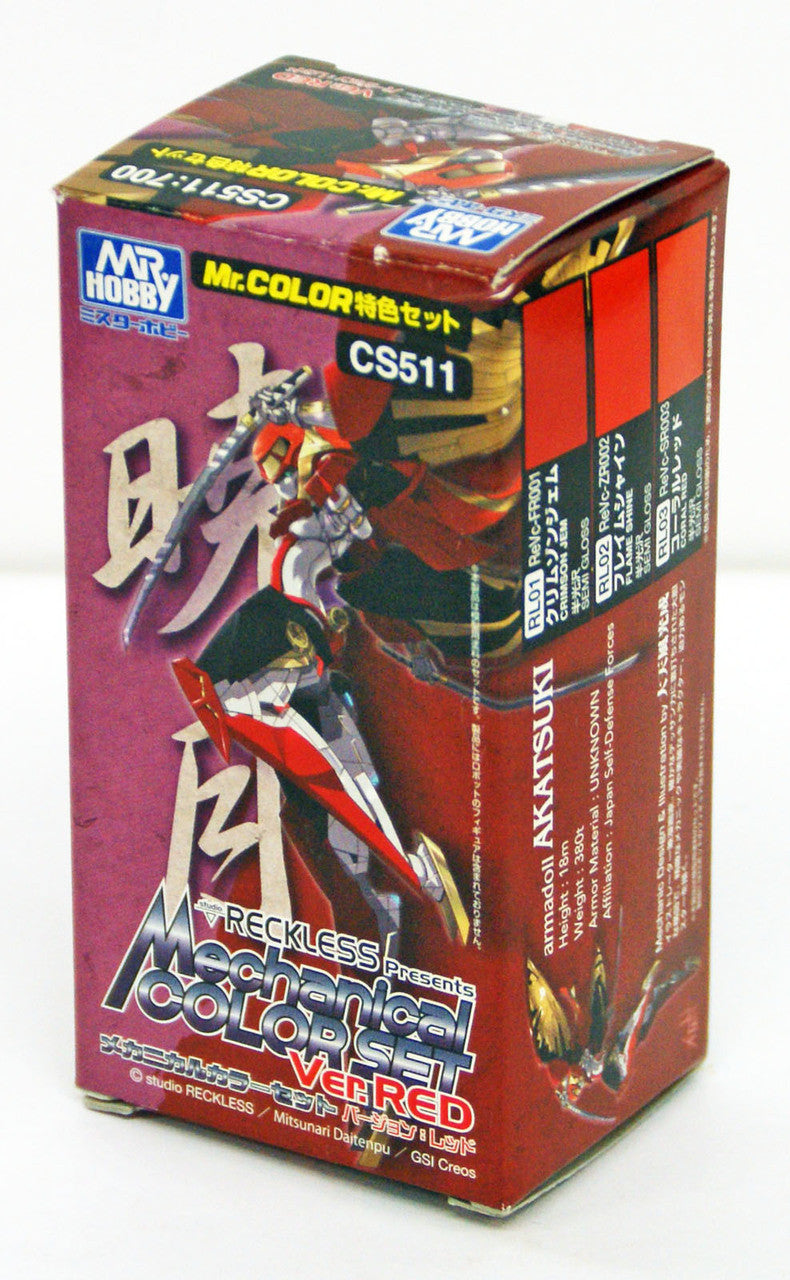 Mr Hobby Mr Color - Mechanical Colorset Ver. Red | 4973028034394