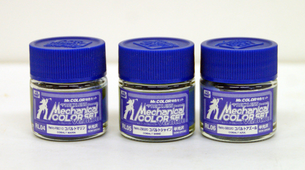 Mr Hobby Mr Color - Mechanical Colorset Ver. Blue | 4973028034400