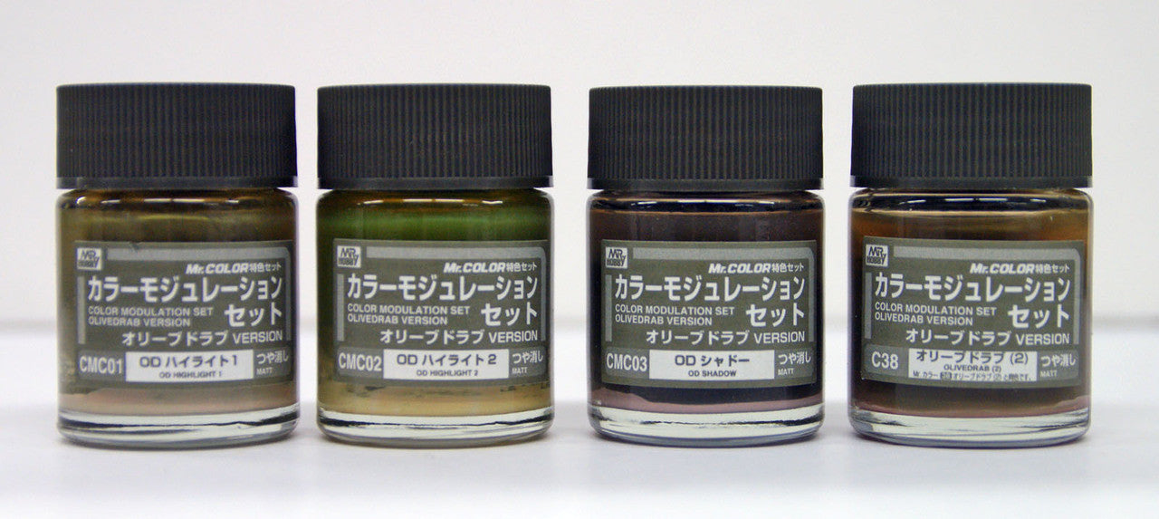 Mr Hobby Mr Color - Color Modulation Set Olivedrab | 4973028111194
