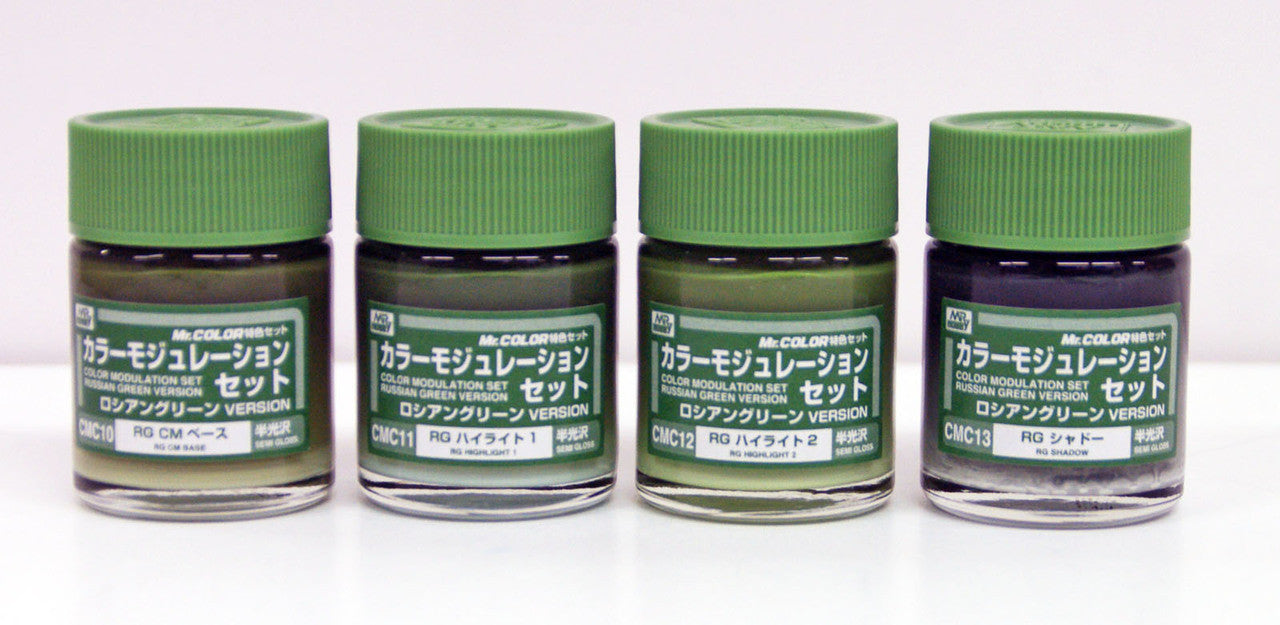 Mr Hobby Mr Color - Color Modulation Set Russian Green | 4973028631142