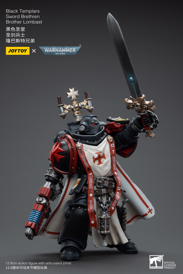 Joy Toy Black Templars Sword Brethren Brother Lombast | 6973130374850