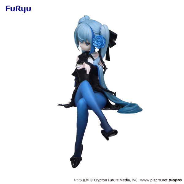 Hatsune Miku Noodle Stopper Figure -Blue Rose- | 4582655076433