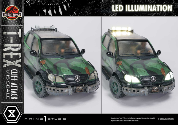 Prime 1 Studio Legacy Museum Collection The Lost World: Jurassic Park (Film) T-Rex Cliff Attack 1/15 scale | 4582647121004