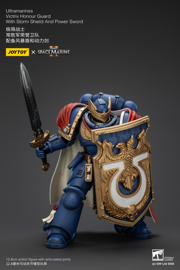 JOYTOY Ultramarines Victrix Honour Guard with Storm Shield And Power Sword | 6927054401345